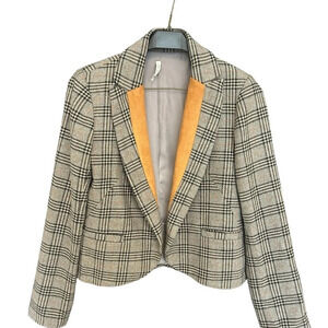 Willow and Clay plaid academia  blazer size M just dry cleaned great condition